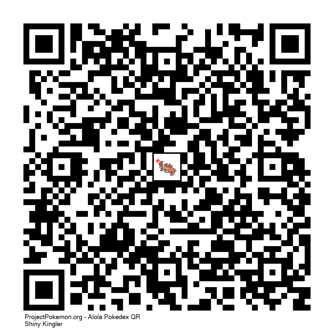 Cdigo QR de Kingler variocolor